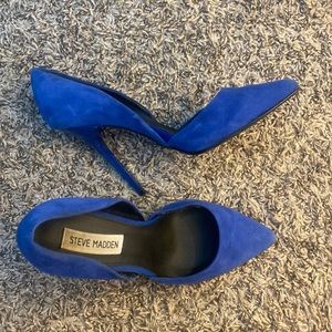 New steve madden blue pumps